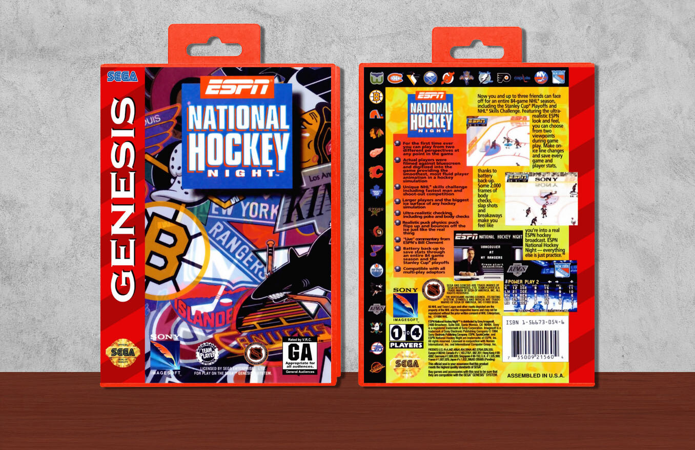 ESPN National Hockey Night, Case Color: Red