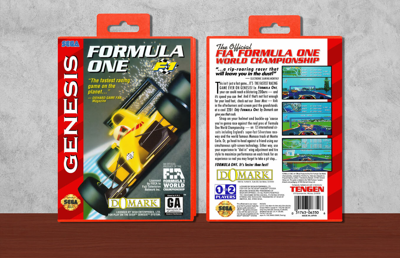 F1 Formula One, Case Color: Red