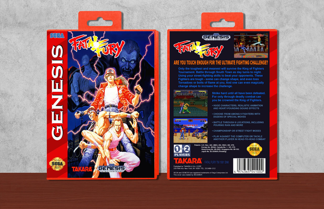 Fatal Fury, Case Color: Red