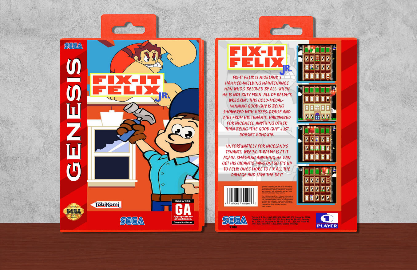 Fix-it Felix Jr, Case Color: Red