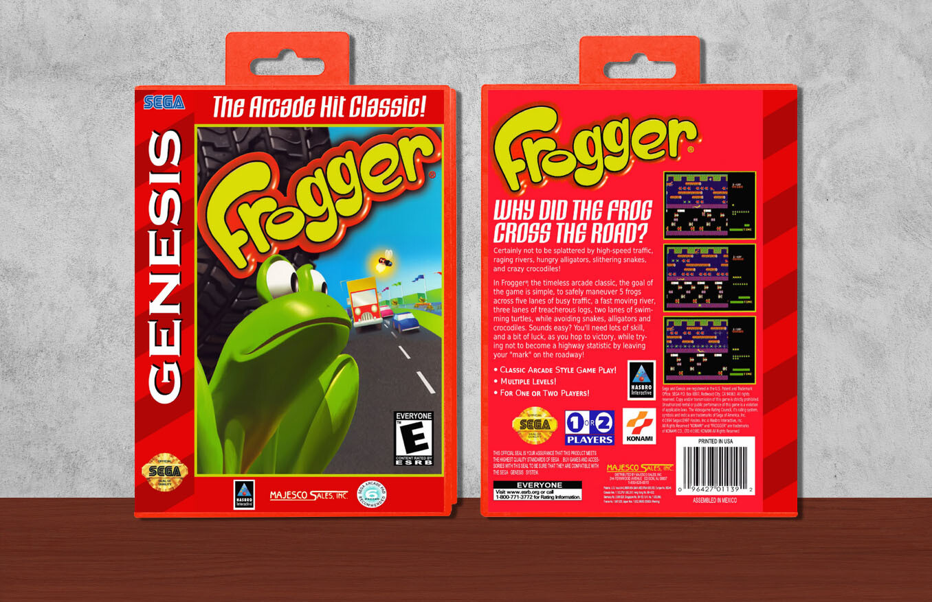Frogger, Case Color: Red