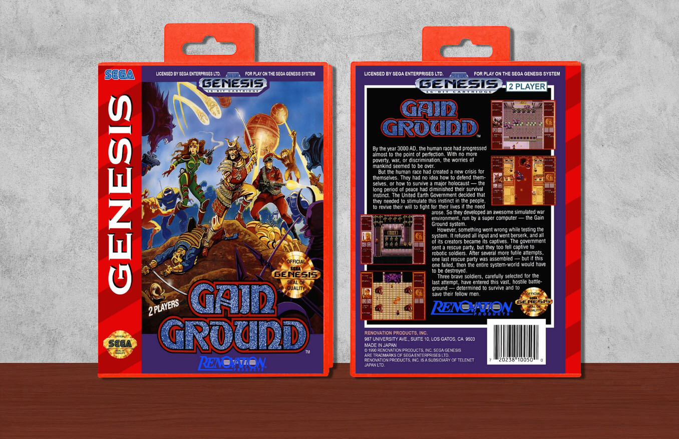 Gain Ground, Case Color: Red