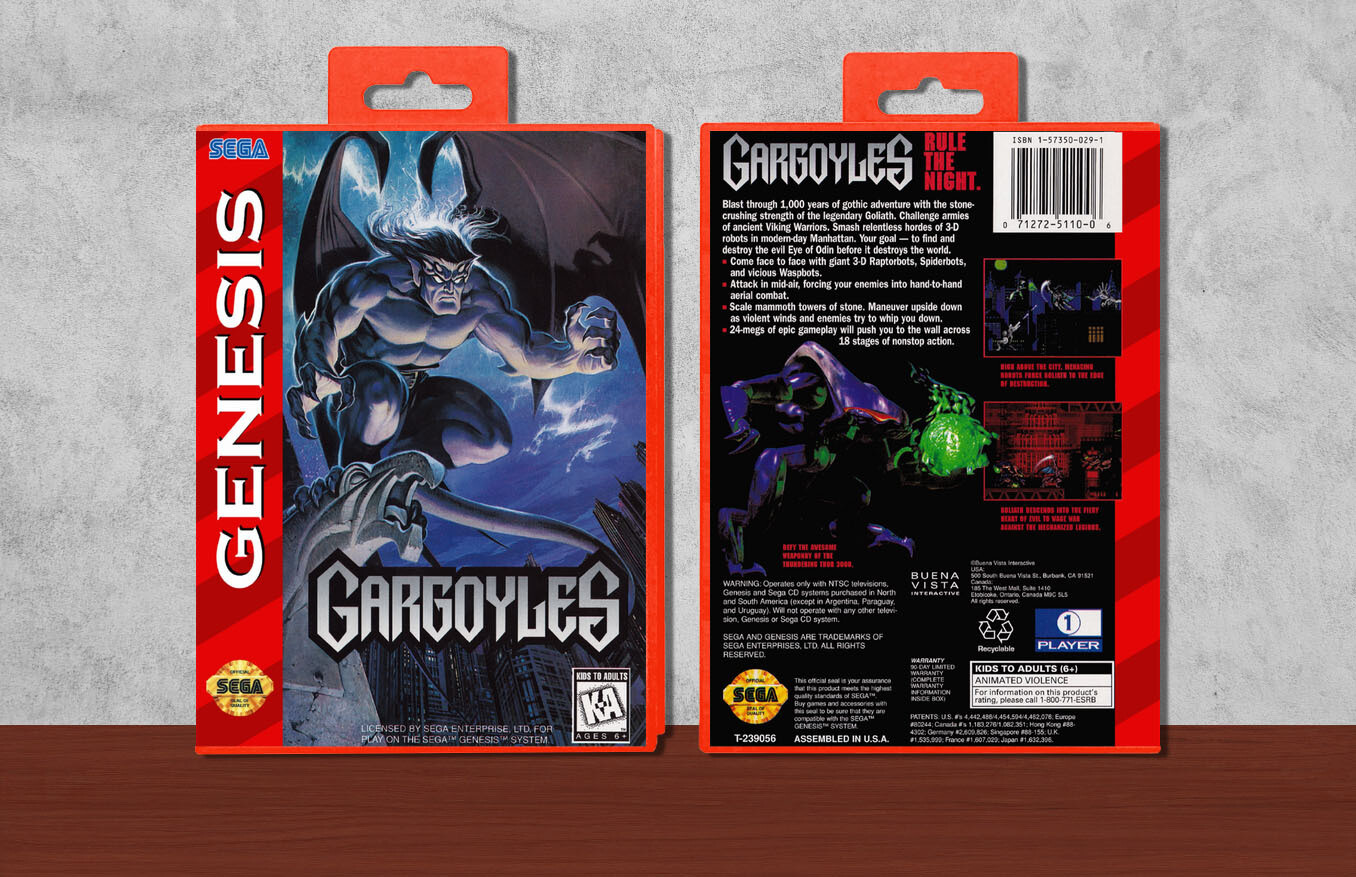 Gargoyles, Case Color: Red