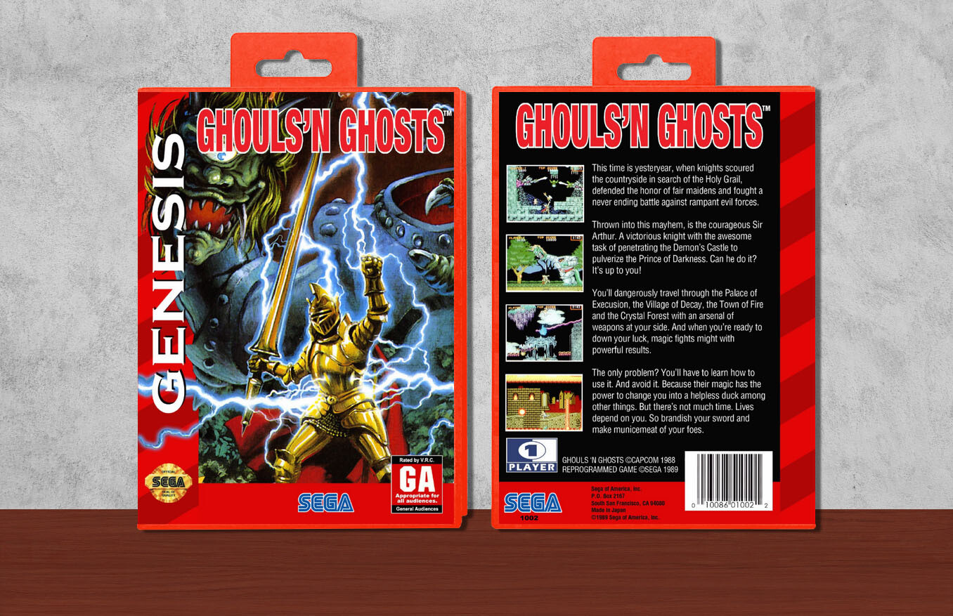 Ghouls&#39;n Ghosts, Case Color: Red