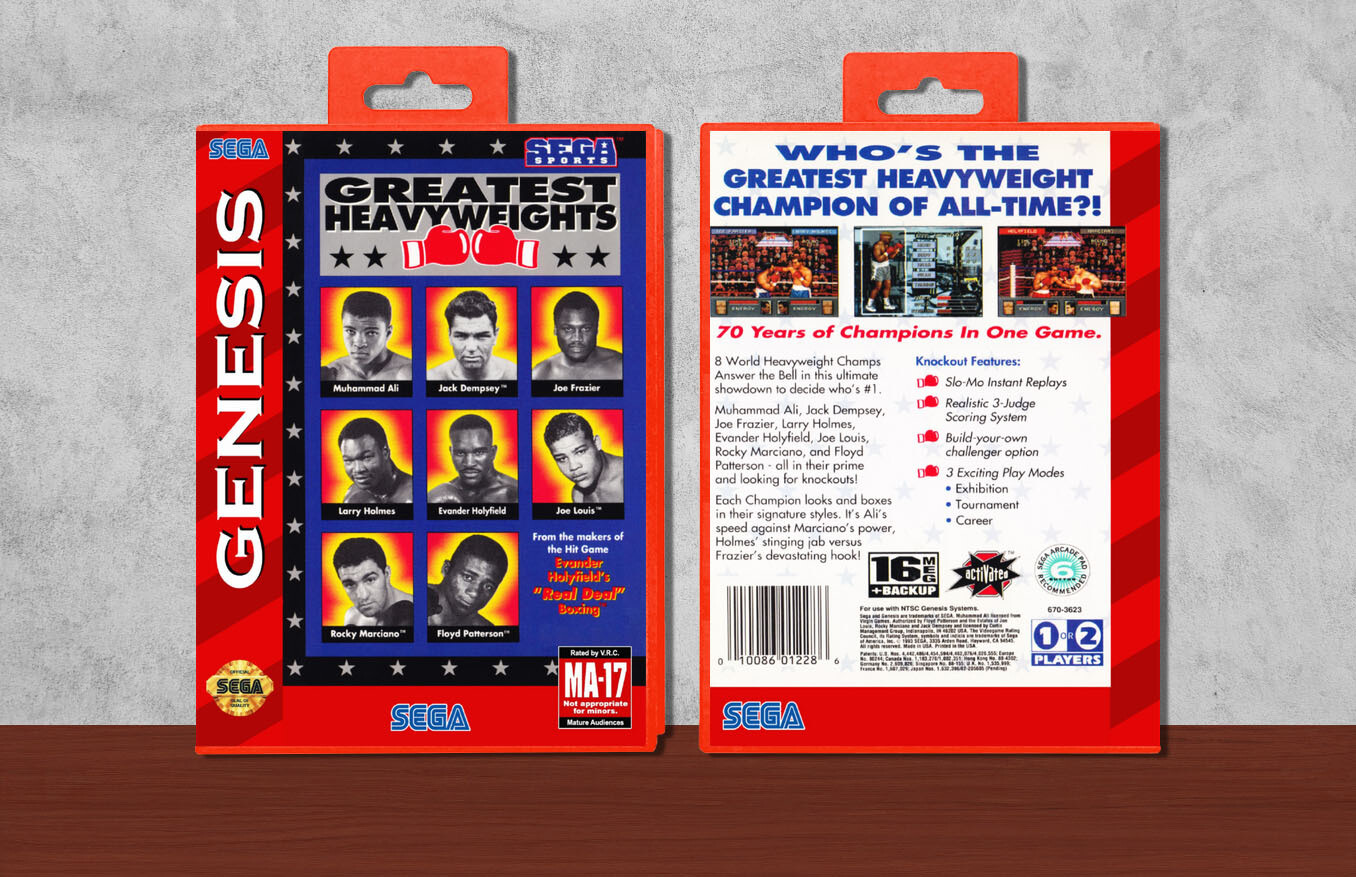 Greatest Heavyweights, Case Color: Red