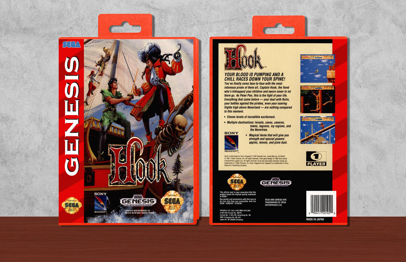 Hook, Case Color: Red