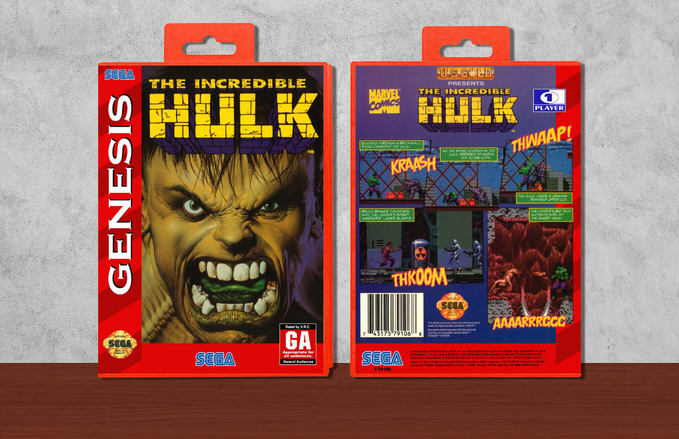 Incredible Hulk, The, Case Color: Red