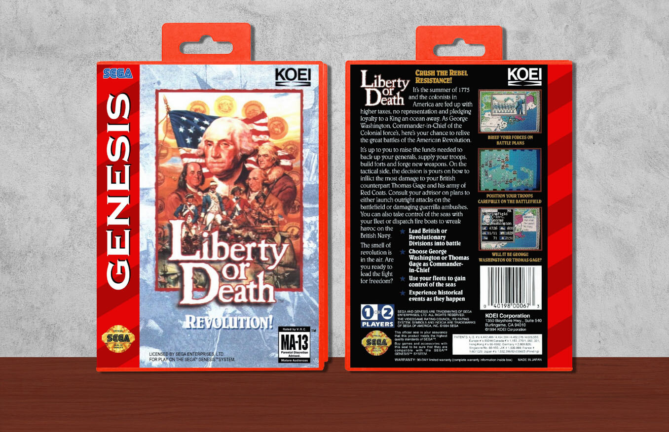 Liberty or Death, Case Color: Red