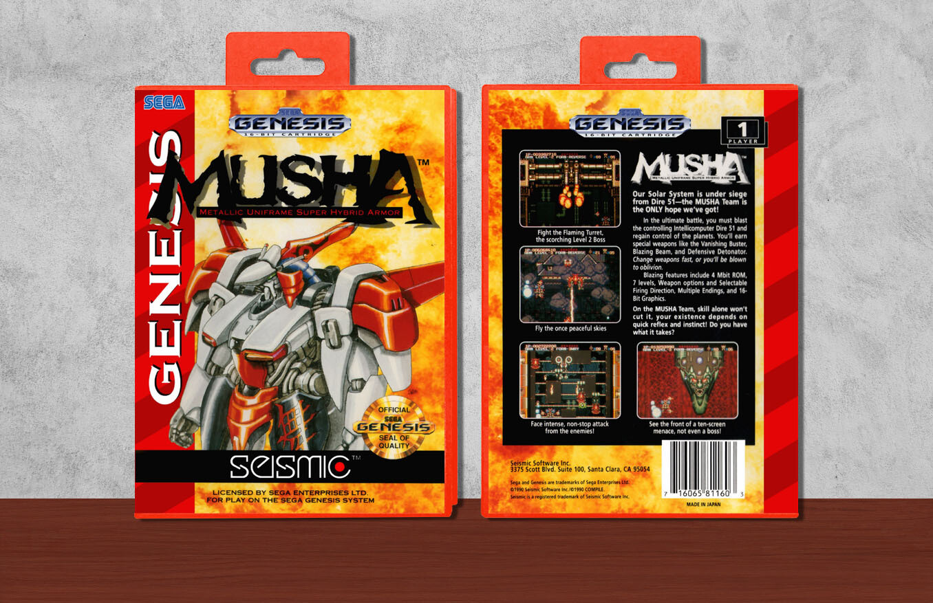 Musha | M.U.S.H.A., Case Color: Red