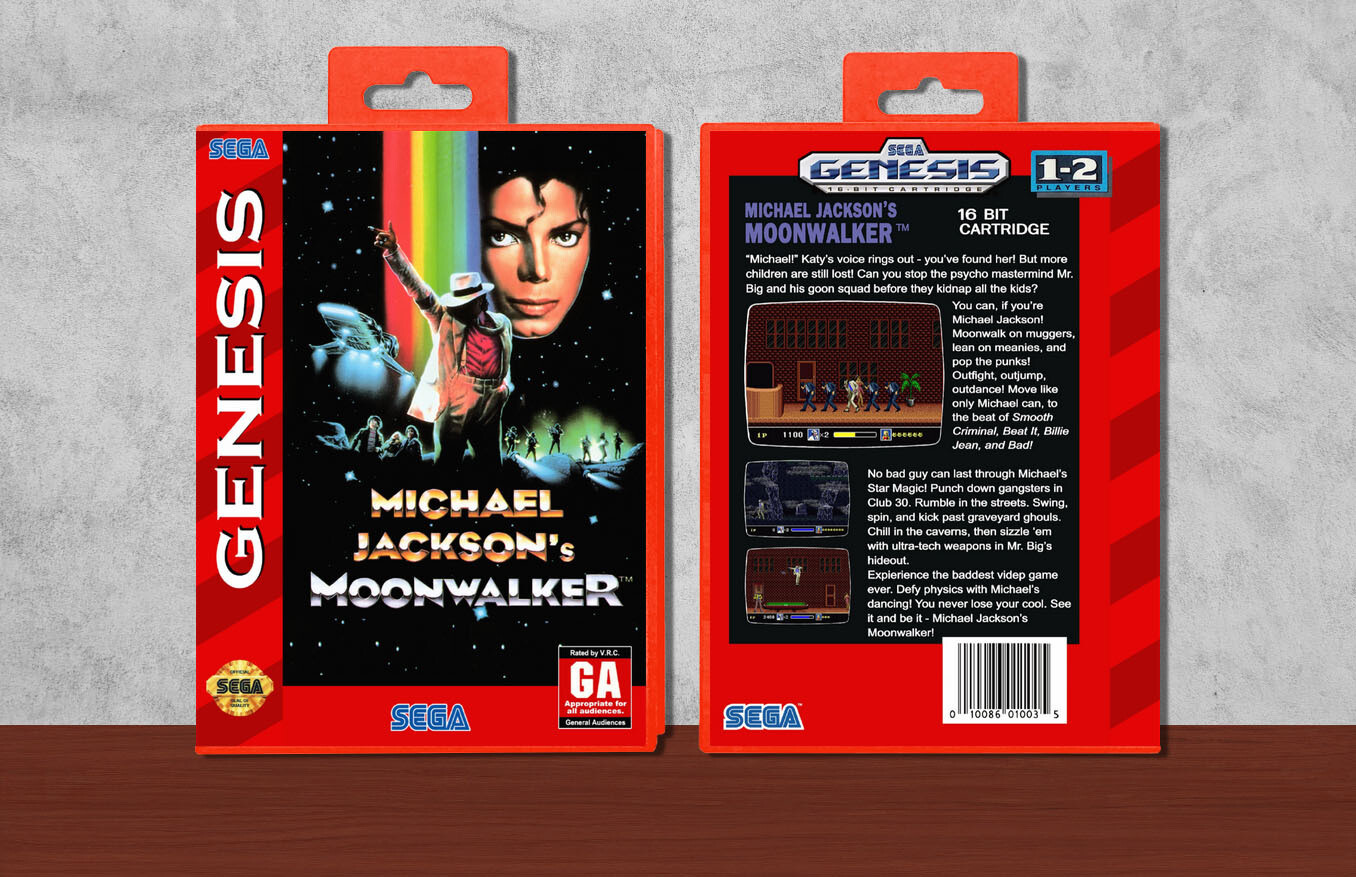 Michael Jackson&#39;s Moonwalker, Case Color: Red
