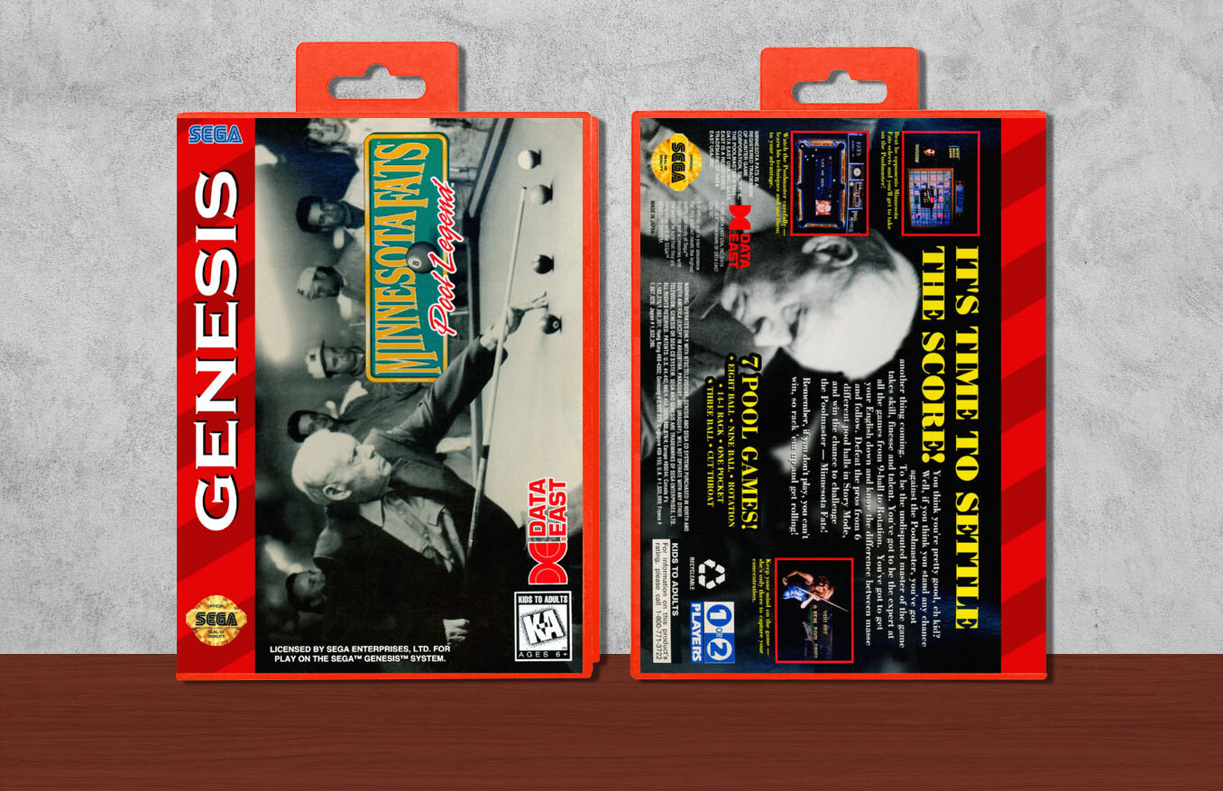 Minnesota Fats: Pool Legend, Case Color: Red