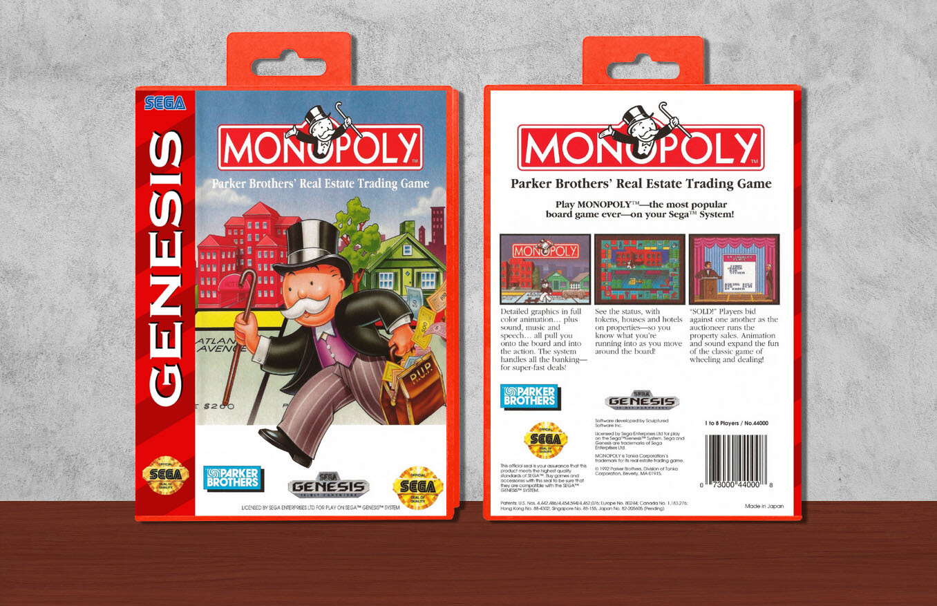 Monopoly, Case Color: Red