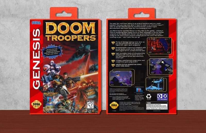 Mutant Chronicles: Doom Troopers, Case Color: Red