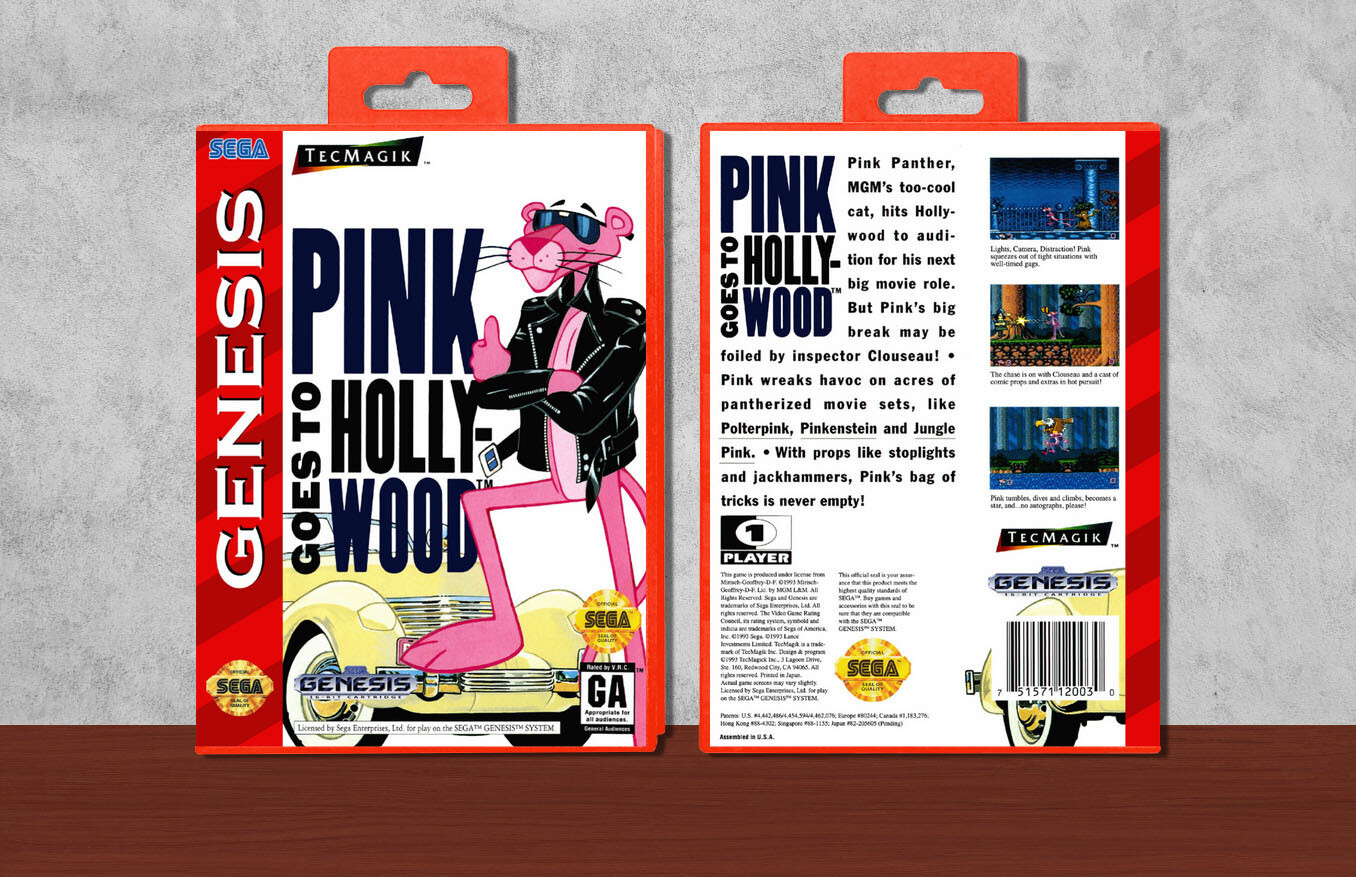 Pink Goes To Hollywood, Case Color: Red