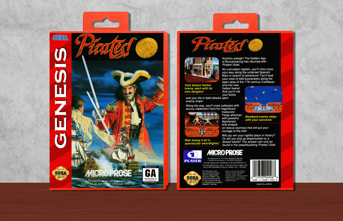 Pirates! Gold, Case Color: Red