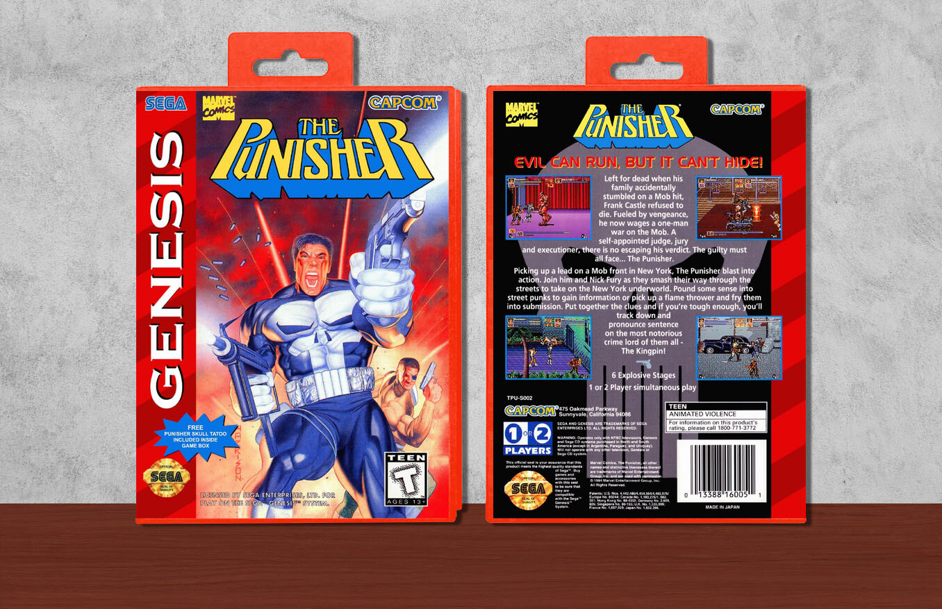 Punisher, The, Case Color: Red