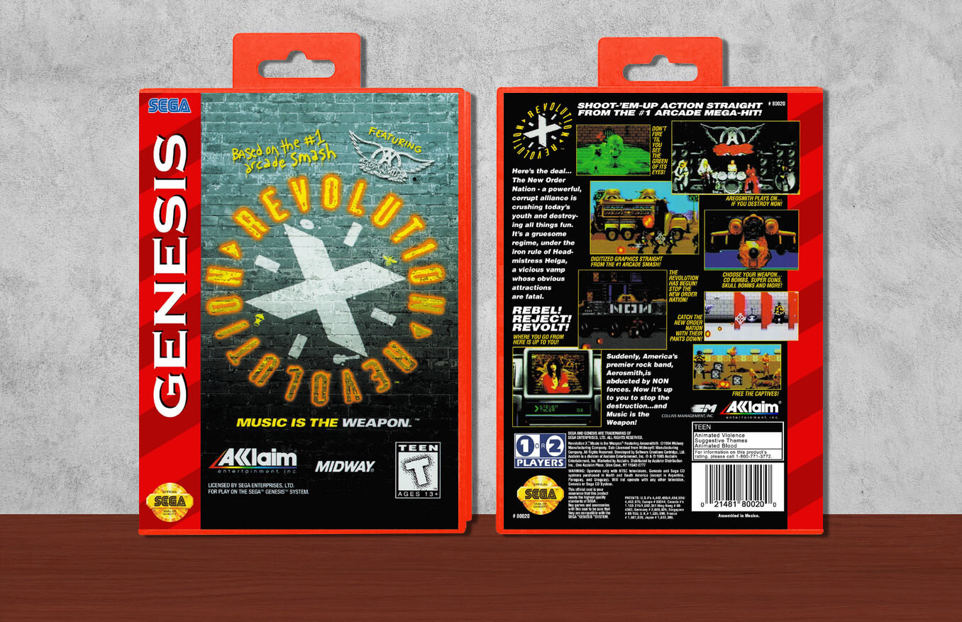 Revolution X, Case Color: Red