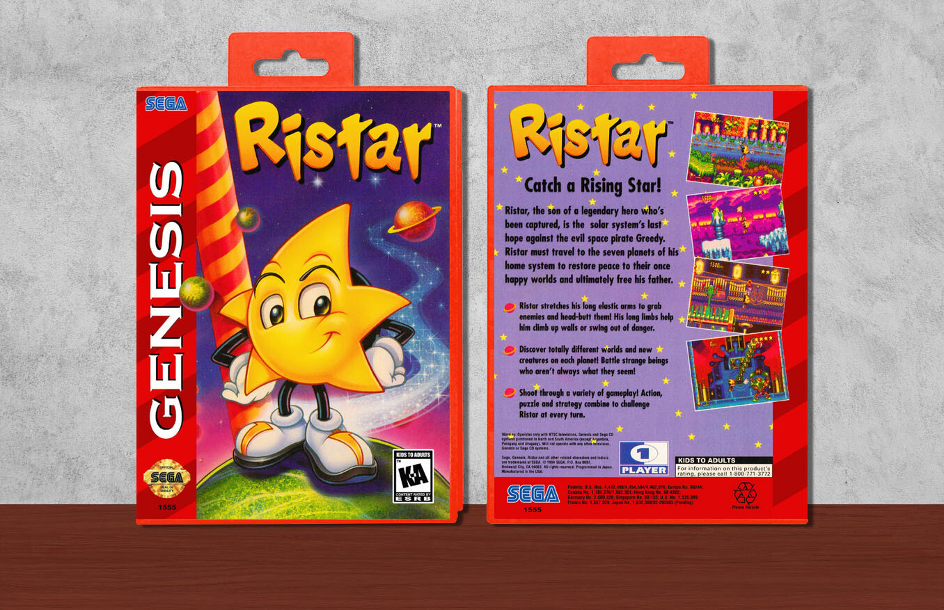 Ristar, Case Color: Red