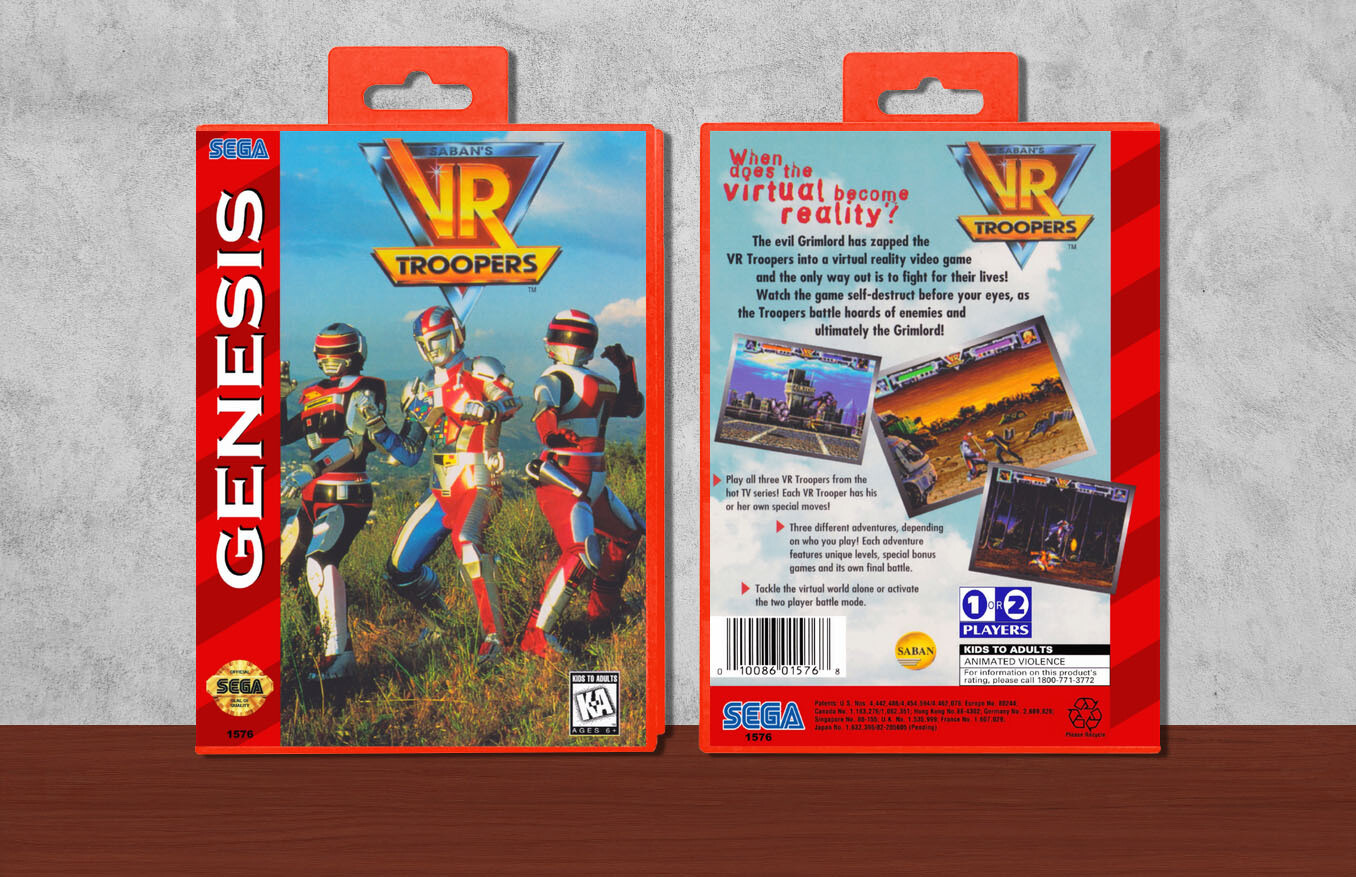 Saban&#39;s VR Troopers, Case Color: Red