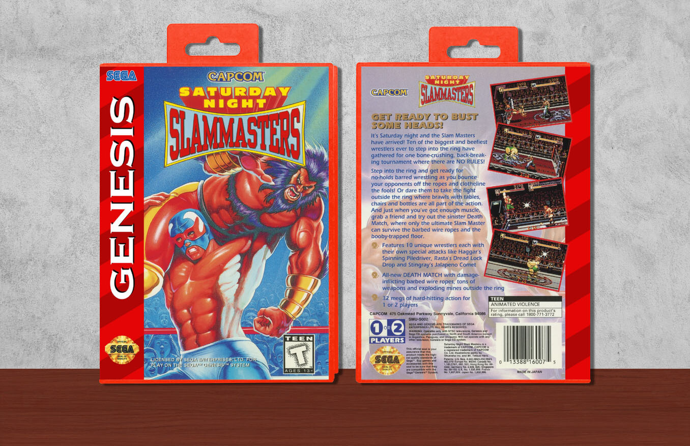 Saturday Night Slam Masters, Case Color: Red