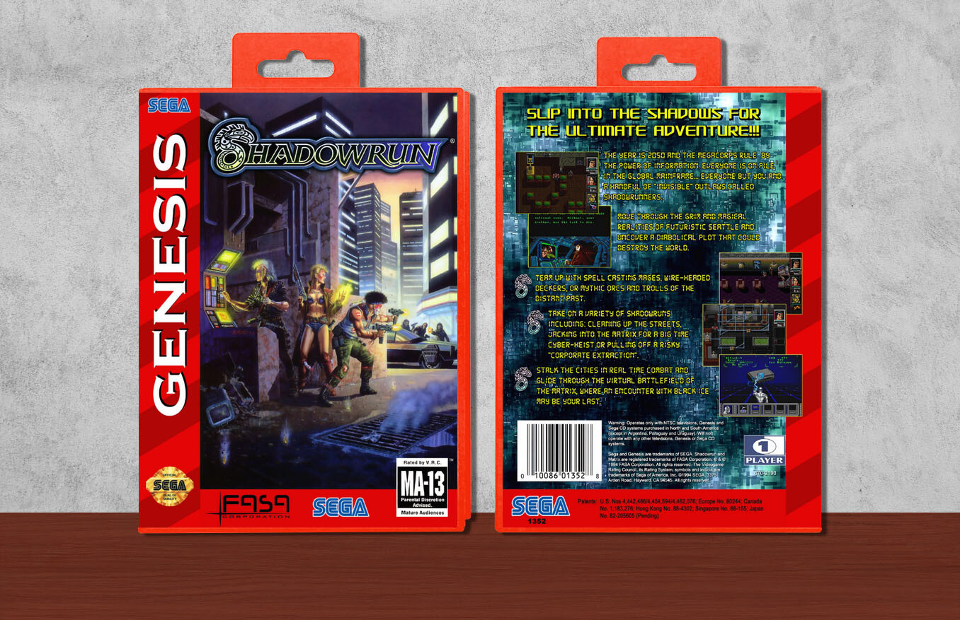 Shadowrun, Case Color: Red