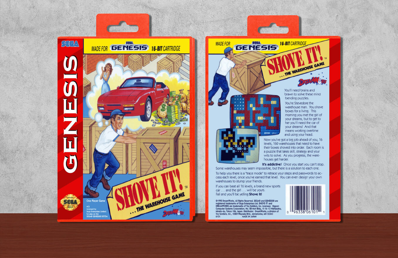 Shove It! ...The Warehouse Game, Case Color: Red