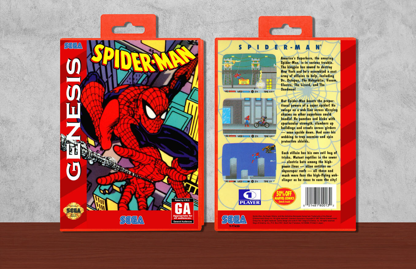 Spider-Man vs. The Kingpin, Case Color: Red