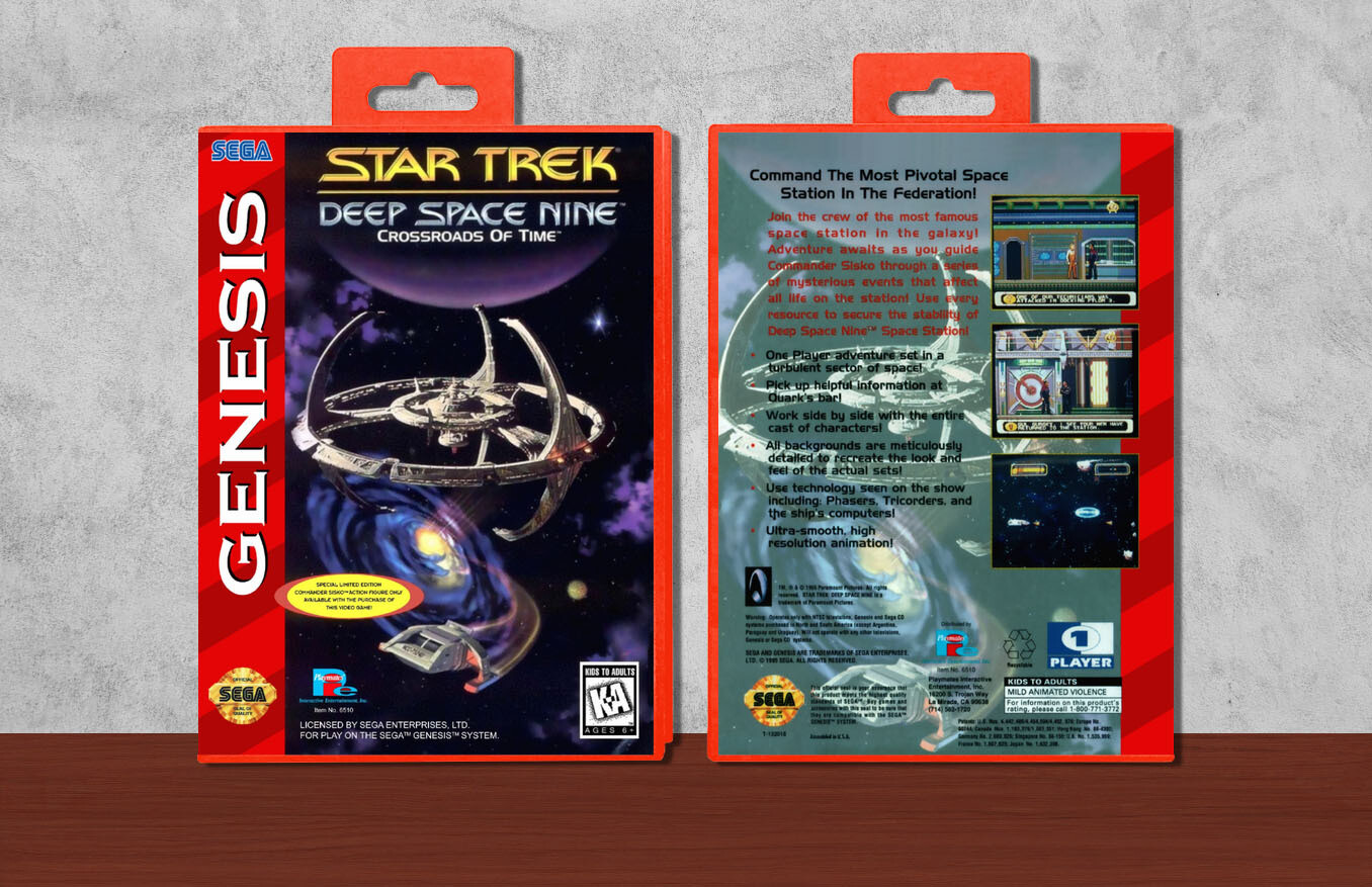 Star Trek: Deep Space Nine: Crossroads of Time, Case Color: Red