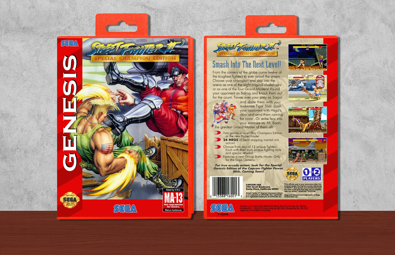 Street Fighter II': Special Champion Edition - Sega Genesis