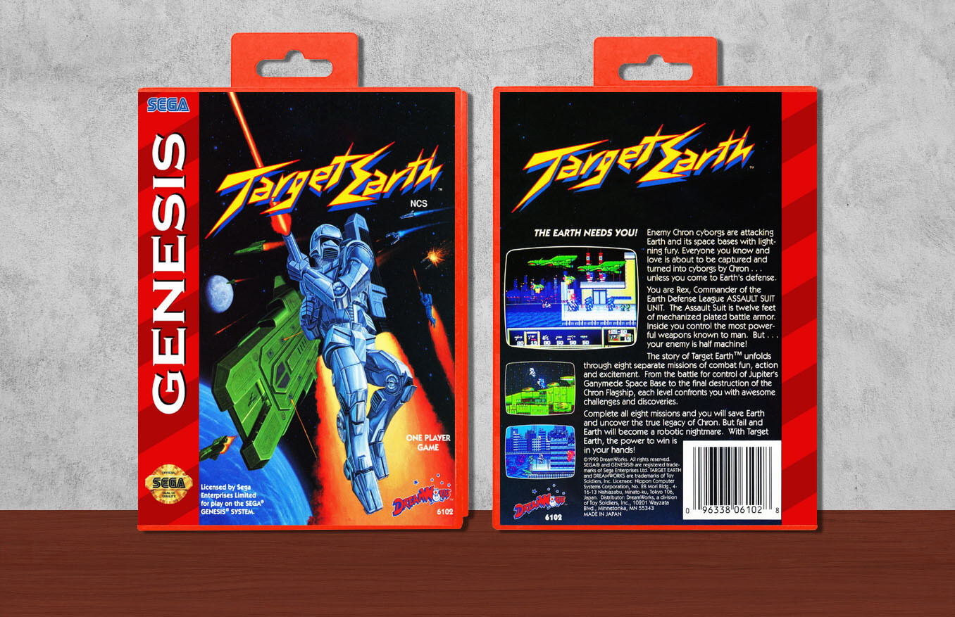 Target Earth, Case Color: Red