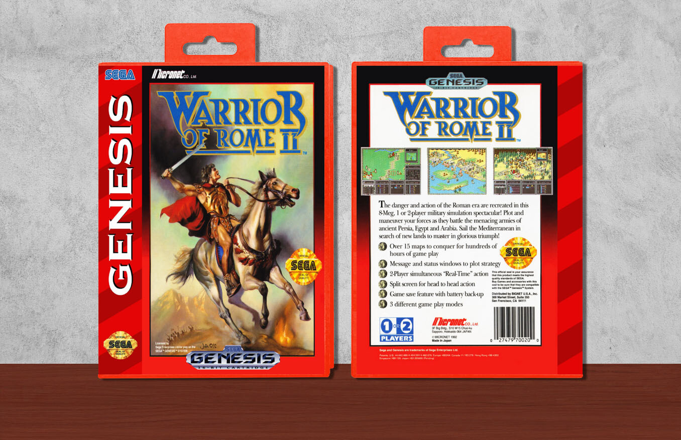 Warrior of Rome 2: Ambition of Caesar II, Case Color: Red
