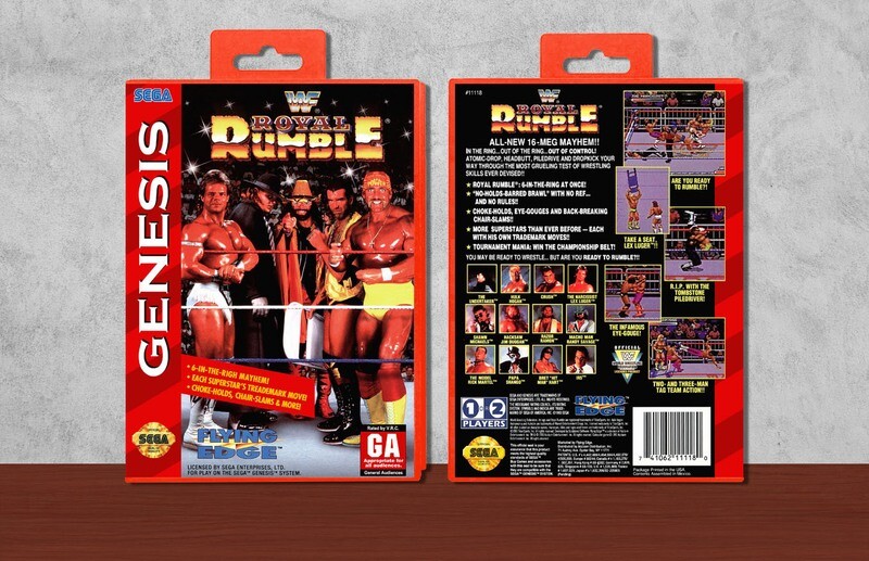 WWF Royal Rumble, Case Color: Red