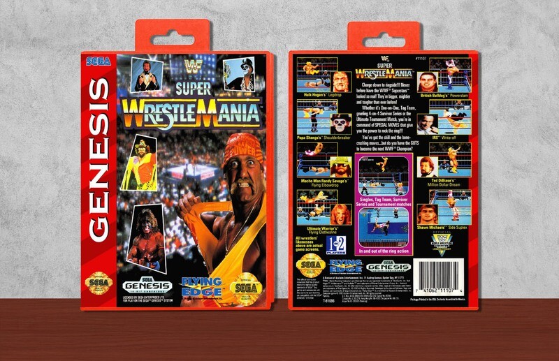 WWF Super WrestleMania, Case Color: Red