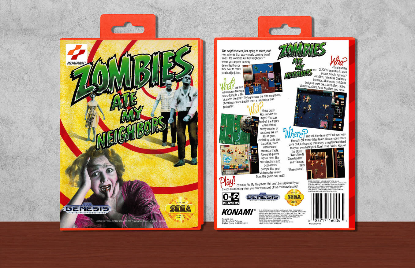 Zombies Ate My Neighbors, Case Color: Red