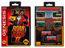 Road Rash II (Regular Genesis Cart)