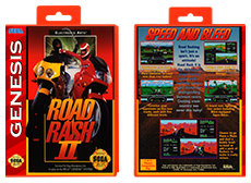 Road Rash II (Regular Genesis Cart)