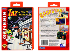 Taz in Escape from Mars