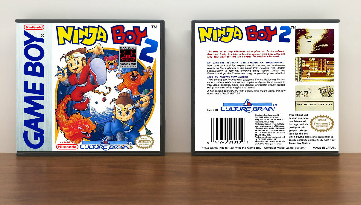 Ninja Boy 2, Artwork Spine Color: Chrome