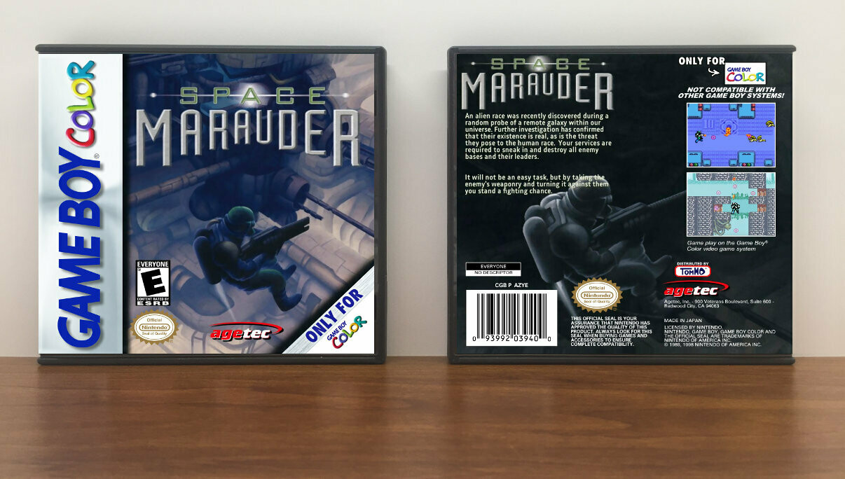 Space Marauder, Artwork Spine Color: Chrome