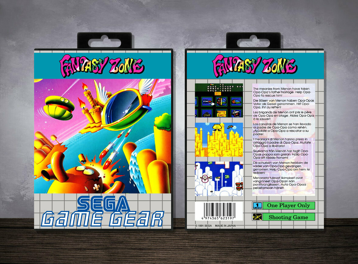 Fantasy Zone, Case Color: Black