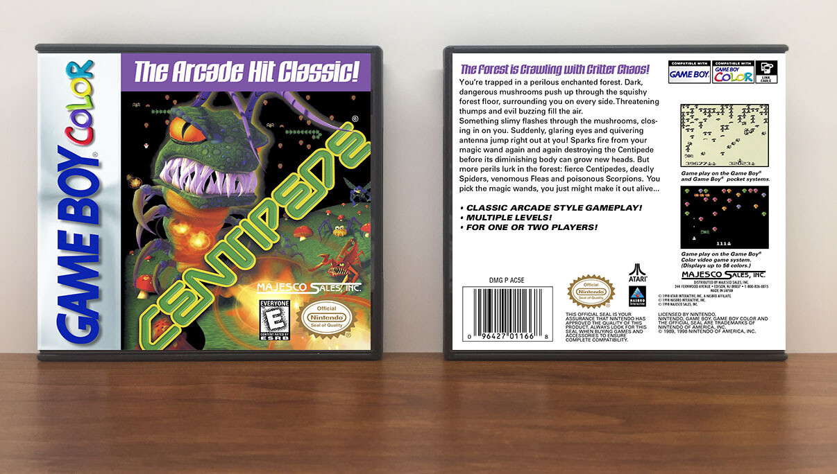 Centipede, Artwork Spine Color: Chrome