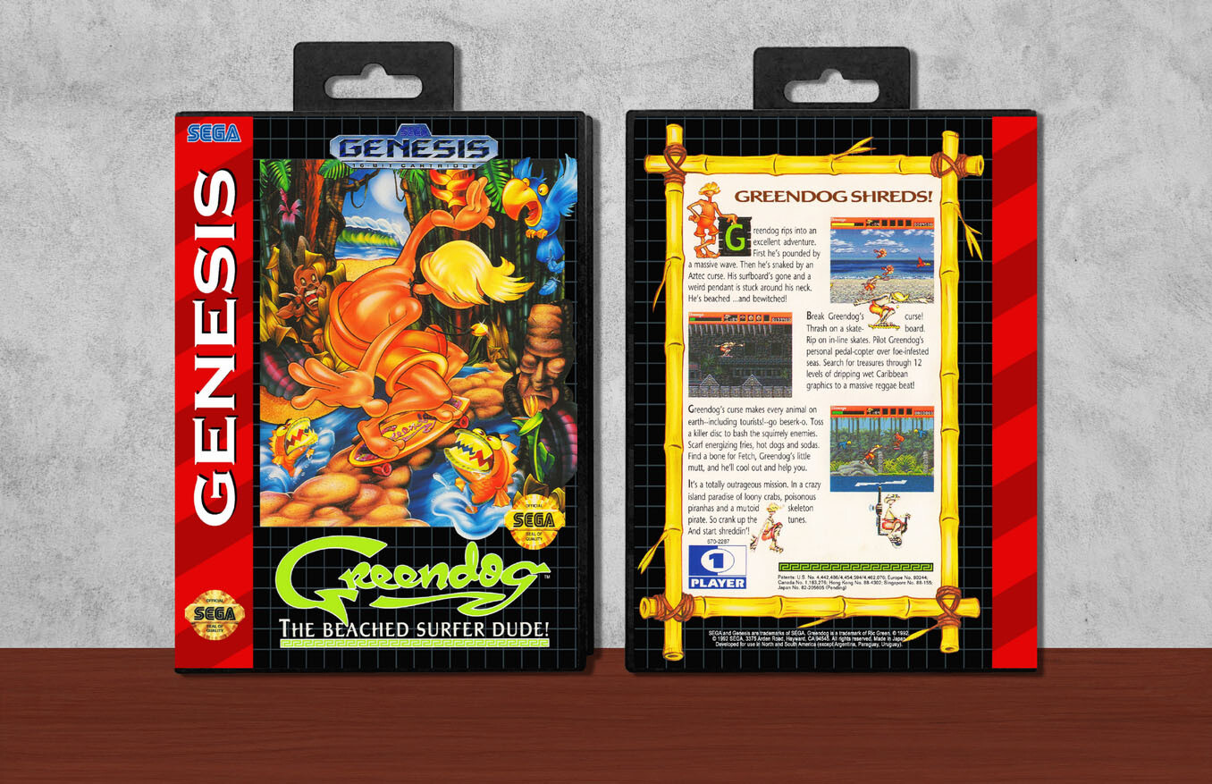 Greendog: The Beached Surfer Dude!, Case Color: Black