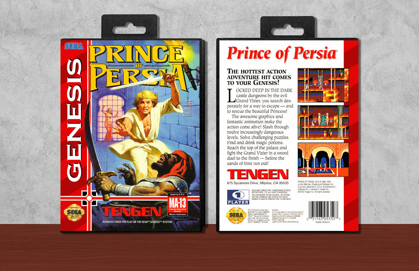 Prince of Persia, Case Color: Black