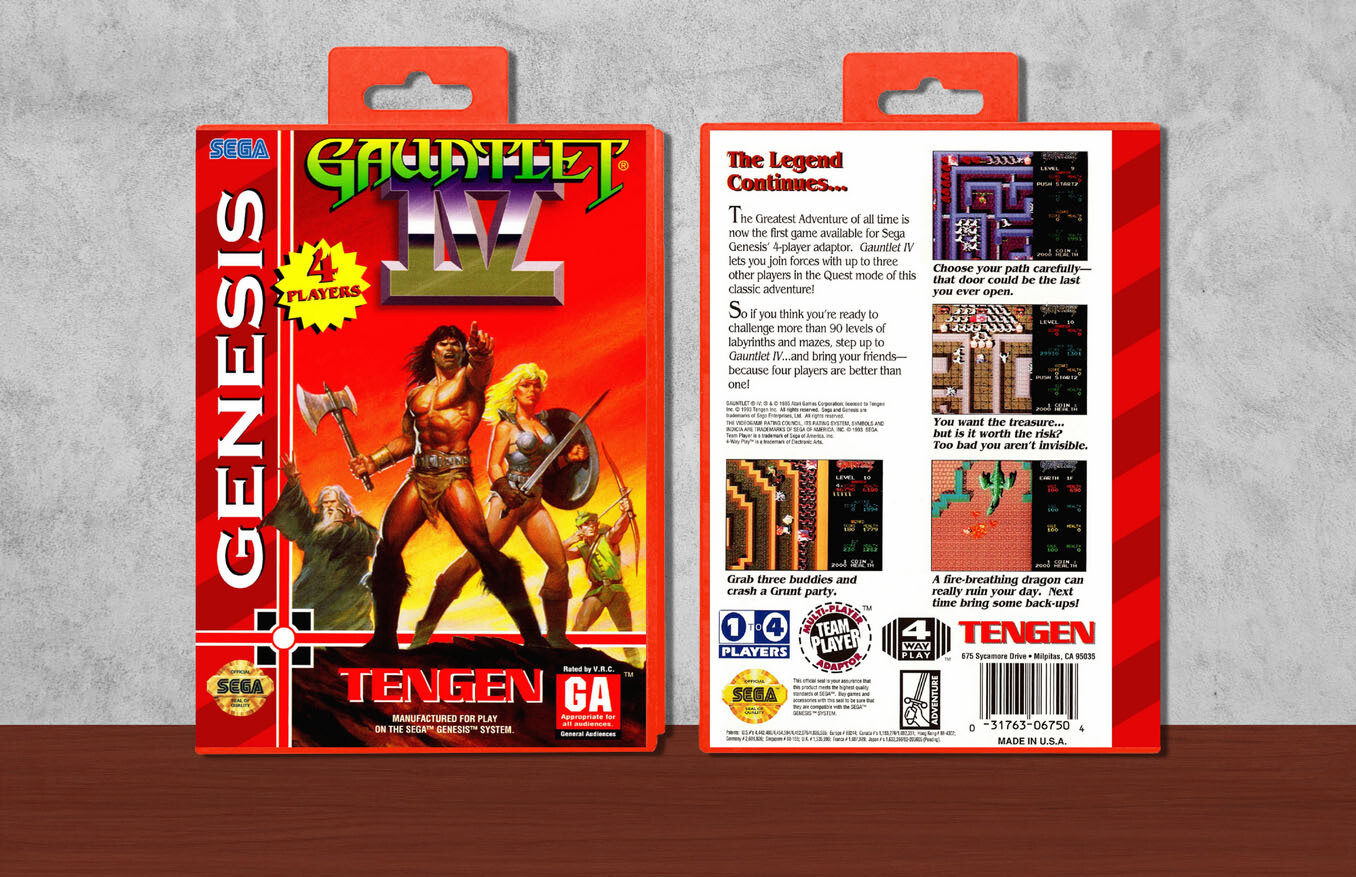 Gauntlet IV, Case Color: Red