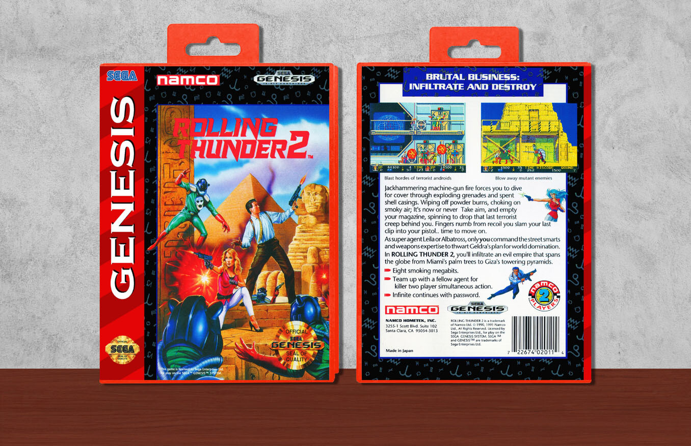 Rolling Thunder 2, Case Color: Red