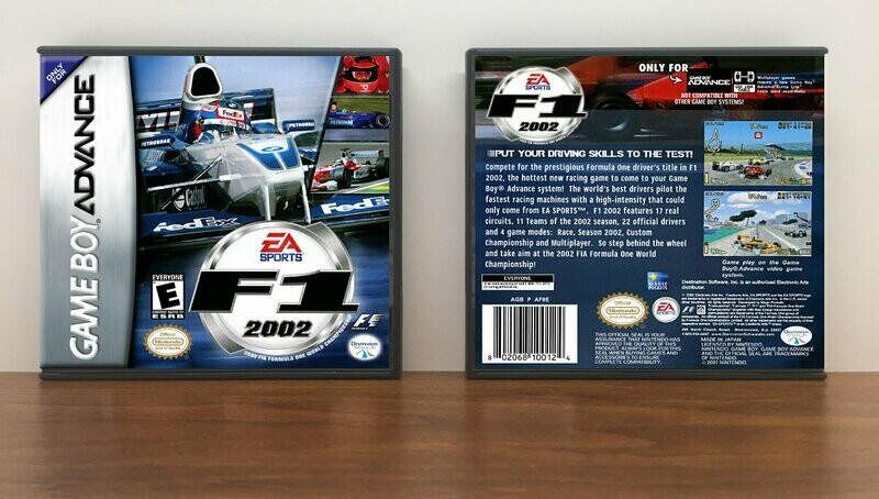 F1 2002, Artwork Spine Color: Chrome