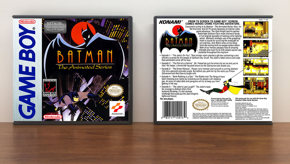 Batman: The Animated Series, Artwork Spine Color: Chrome