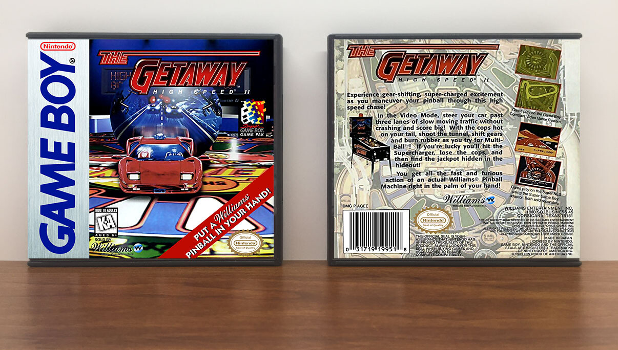 Getaway, The: High Speed II, Artwork Spine Color: Chrome