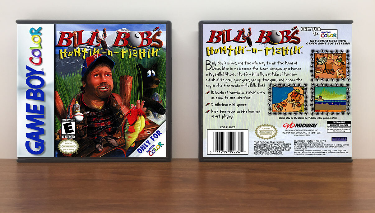 Billy Bob&#39;s Huntin&#39; &#39;n&#39; Fishin&#39;, Artwork Spine Color: Chrome