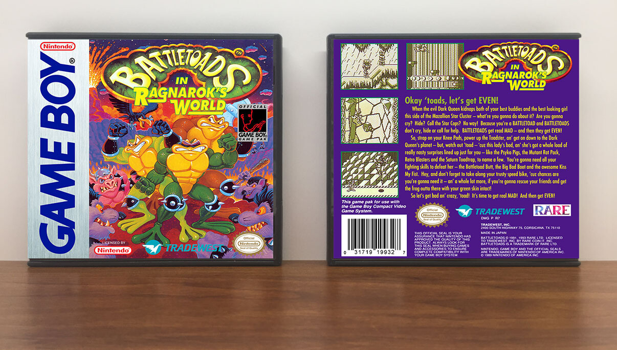 Battletoads in Ragnarok&#39;s World, Artwork Spine Color: Chrome